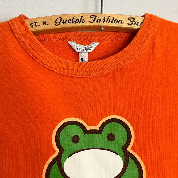 Vintage graphic frog T shirt 'Kiss me Quick' - Picture 4 of 8